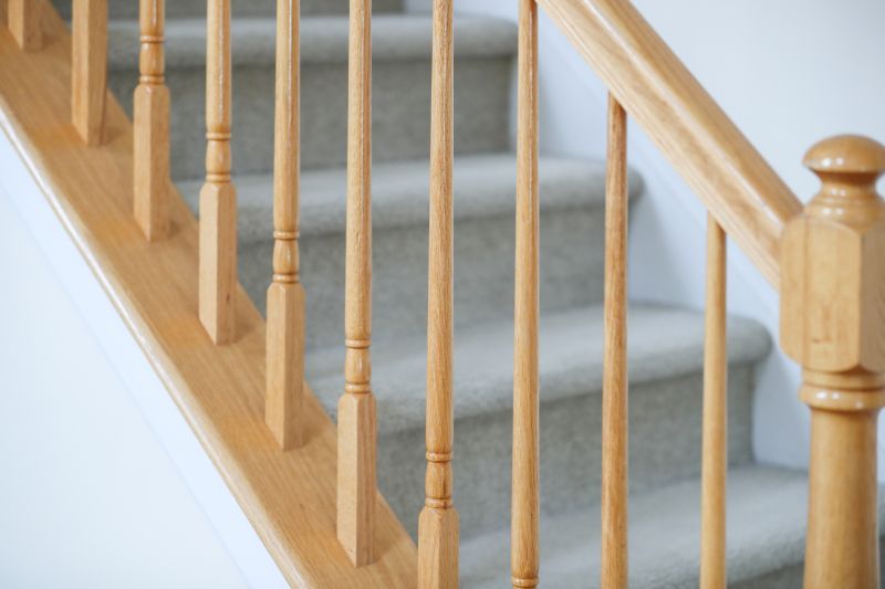 Custom Wood Handrails Installation