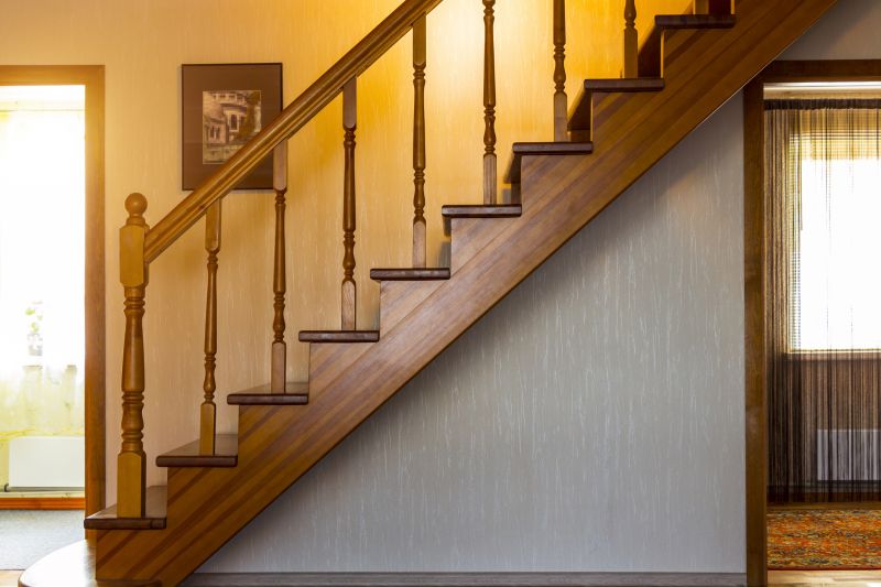 Custom Wood Handrails Installation