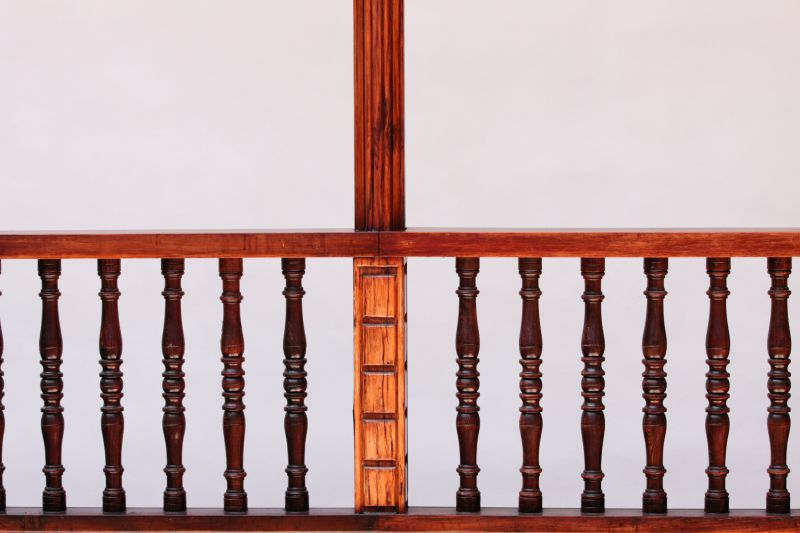 Custom Wood Handrails Installation